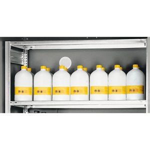 Fachboden f. Gefahrstoffschrank Asecos Typ 90 XL Classic, Traglast 75 kg, Stahlblech