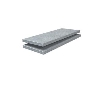 Fachboden, für Steckregal, 800 x 300 mm, verzinkt, 2 Stück Fachboden, für Steckregal, 800 x 300 mm, verzinkt, 2 Stück