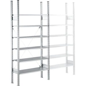 Fachbodenregal SSI Schäfer R300, Anbauregal, B 1315 x T 400 mm, Fachlast 150 kg Fachbodenregal SSI Schäfer R300, Anbauregal, B 1315 x T 400 mm, Fachlast 150 kg