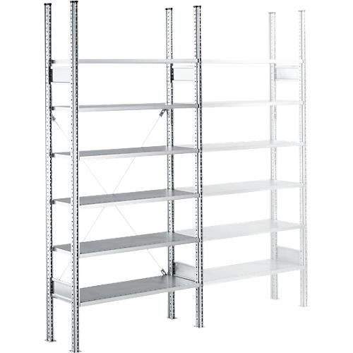 Fachbodenregal SSI Schäfer R300, Grundregal, B 1345 x T 500 mm, Fachlast 150 kg