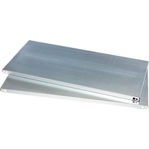 Fachböden, für Materialschränke ohne Mitteltrennwand & mit B 950 mm, bis 50 kg, B 950 x T 600 mm, verzinkter Stahl, silber Fachböden, für Materialschränke ohne Mitteltrennwand & mit B 950 mm, bis 50 kg, B 950 x T 600 mm, verzinkter Stahl, silber