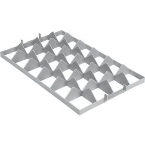 Fachwerkeinsatz FW 1192-2 oben, PE-HD, grau Fachwerkeinsatz FW 1192-2 oben, PE-HD, grau
