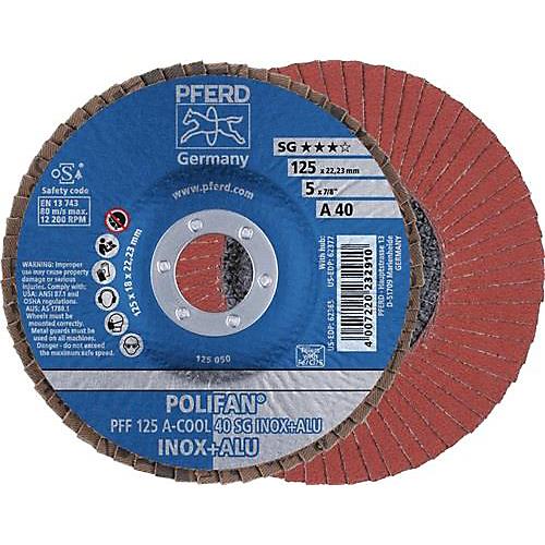 Fächerscheibe POLIFAN A-COOL SG INOX+ALU D.125mm K.A-40