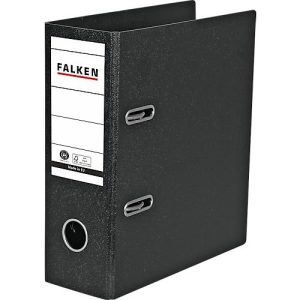 Falken Ordner, DIN A5 hoch, schwarz, Rückenbreite 80 mm Falken Ordner, DIN A5 hoch, schwarz, Rückenbreite 80 mm