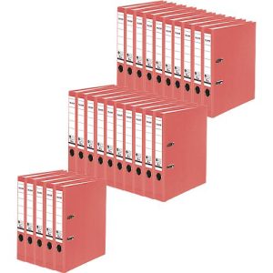 FALKEN Recycolor Ordner, DIN A4, Rückenbreite 50 mm, 25 Stück, rot FALKEN Recycolor Ordner, DIN A4, Rückenbreite 50 mm, 25 Stück, rot