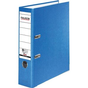 FALKEN Recycolor Ordner, DIN A4, Rückenbreite 80 mm, blau FALKEN Recycolor Ordner, DIN A4, Rückenbreite 80 mm, blau
