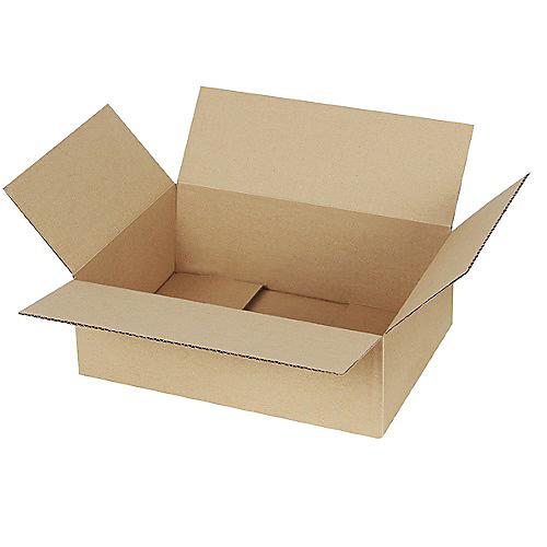 Faltkartons, 1-wellig, Feinwelle, B 300 x T 215 x H 140 mm, braun, 20 Stück