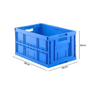 Faltkasten im EURO-Maß FK E-6320-2, 64 l, blau Faltkasten im EURO-Maß FK E-6320-2, 64 l, blau