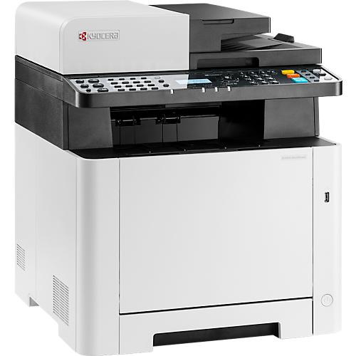 Farblaser Multifunktionsdrucker Kyocera ECOSYS MA2100cwfx, 4-in-1, USB 2.0/LAN/WLAN/WiFi-Direct, Auto-Duplex/Mobildruck, bis A4, inkl. CMYK-Toner