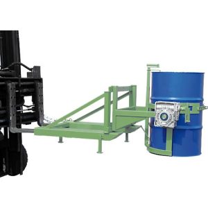 Fasskipper Bauer Typ FD/L, für 110 bis 220 l Fässer, 360 kg, 270° Kippen, mit Handkurbel, Stapleraufnahme, resedagrün RAL 6011 Fasskipper Bauer Typ FD/L, für 110 bis 220 l Fässer, 360 kg, 270° Kippen, mit Handkurbel, Stapleraufnahme, resedagrün RAL 6011