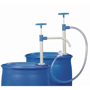 Fasspumpe, 0,2 l/Hub, Polypropylen, Eintauchtiefe 500 mm, abschraubbarer Auslaufbogen, für Chemikalien Fasspumpe, 0,2 l/Hub, Polypropylen, Eintauchtiefe 500 mm, abschraubbarer Auslaufbogen, für Chemikalien