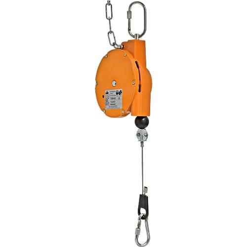 Federzug HAHN+KOLB Autostat Typ 7228, mit Balancer, Traglast 0,4 bis 1,2 kg, Seilauszugslänge bis 1600 mm, Spezialkunststoff, orange