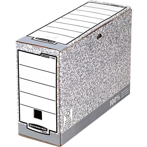 Fellowes Archivschachtel Bankers Box®, f. DIN A4, Füllhöhe 100 mm, 10 Stück
