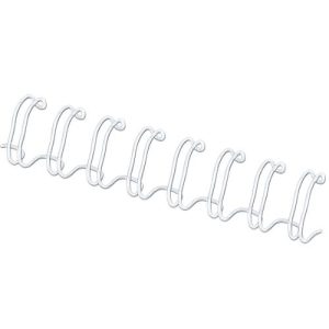 Fellowes Drahtbinderücken, Format 10 mm, 100 Stück, f. 34-Loch-Drahtbindegeräte, weiss, 100 Fellowes Drahtbinderücken, Format 10 mm, 100 Stück, f. 34-Loch-Drahtbindegeräte, weiss, 100