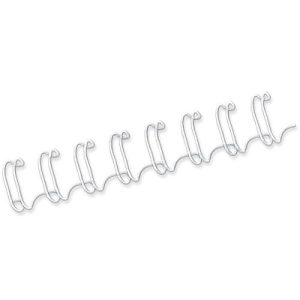 Fellowes Drahtbinderücken, Format 6 mm, 100 Stück, f. 34-Loch-Drahtbindegeräte, weiss, 100 Stück Fellowes Drahtbinderücken, Format 6 mm, 100 Stück, f. 34-Loch-Drahtbindegeräte, weiss, 100 Stück