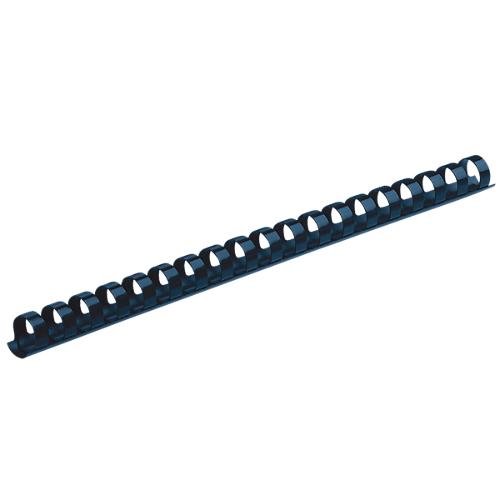 Fellowes Plastik-Binderücken, Format 10 mm, 100 Stück, f. Plastikbindemaschinen, blau, 100 Stück