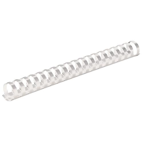 Fellowes Plastik-Binderücken, Format 16 mm, 25 Stück, f. Plastikbindemaschinen, weiss, 25 Stück