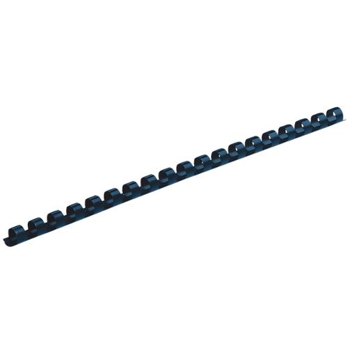Fellowes Plastik-Binderücken, Format 6 mm, 100 Stück, f. Plastikbindemaschinen, blau, 100 Stück