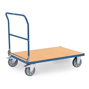 fetra® Klappwagen, Ladefläche Holzwerkstoff, je 2 Lenk- & Bockrollen, 1200 x 800 mm fetra® Klappwagen, Ladefläche Holzwerkstoff, je 2 Lenk- & Bockrollen, 1200 x 800 mm