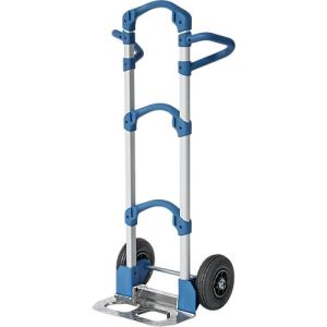 Fetra Sackkarre ‚Wuppi‘, Aluminium, mit klappbarer Schaufel, abnehmbare Lufträder, B 570 x T 445 x H 1250 mm Fetra Sackkarre ‚Wuppi‘, Aluminium, mit klappbarer Schaufel, abnehmbare Lufträder, B 570 x T 445 x H 1250 mm