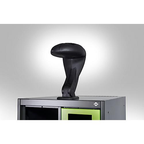 Feuerwehrspind C+P Evolo PRAKTUS, 3 Abteile, Helmhalter, mit Sockel, Bodengleiter, B 1200 x T 500 x H 1850 mm, RAL 7035 Lichtgrau