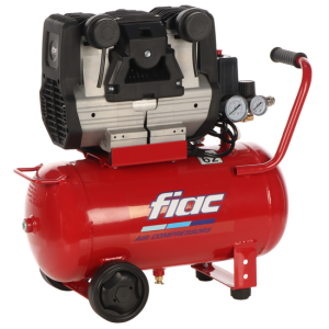 FIAC Xilence 24 XS258 – Einphasiger, geräuscharmer elektrischer Kompressor – Ölfrei – 2-PS-Motor – 24 l