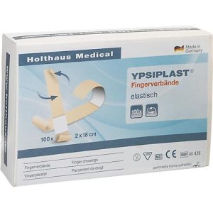 Fingerverband YPSIPLAST®, 100 Stück, 20 x 180 mm, für hohe mechanische Bewegung, elastisch, hautfarbenes Gewebe Fingerverband YPSIPLAST®, 100 Stück, 20 x 180 mm, für hohe mechanische Bewegung, elastisch, hautfarbenes Gewebe