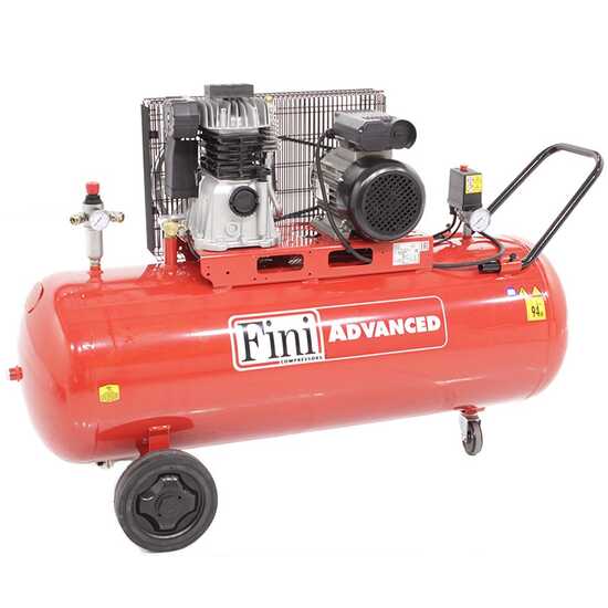 FINI ADVANCED MK 103-150-3M - Elektrischer Kompressor mit Riemenantrieb 230V - 3 PS - 150 Lt