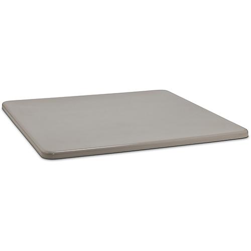 Flachdeckel für Rechteckbehälter, 3300 l, grau