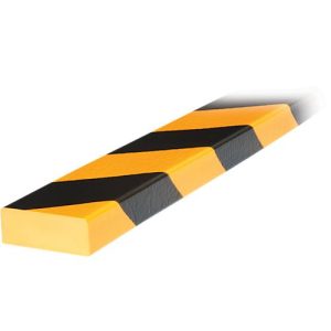 Flächenschutz Typ D, 1-m-Stück, gelb/schwarz Flächenschutz Typ D, 1-m-Stück, gelb/schwarz