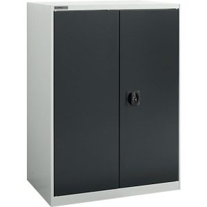 Flügeltürenschrank Schäfer Shop Select MS-i 12408, Stahlblech, B 800 x T 400 x H 1215 mm, 3 OH, Lichtgrau/Anthrazitgrau, bis 150 kg Flügeltürenschrank Schäfer Shop Select MS-i 12408, Stahlblech, B 800 x T 400 x H 1215 mm, 3 OH, Lichtgrau/Anthrazitgrau, bis 150 kg