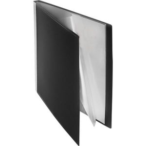 FolderSys PP-Sichtbuch, für DIN A4, 30 Sichthüllen, schwarz