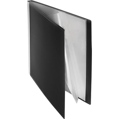 FolderSys PP-Sichtbuch, für DIN A4, 30 Sichthüllen, schwarz