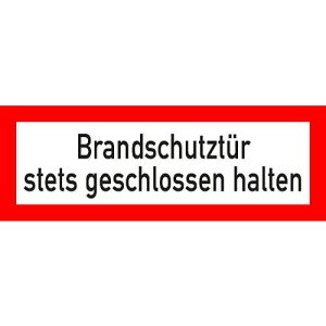 Folie ‚Brandschutztür‘, selbstklebend Folie ‚Brandschutztür‘, selbstklebend