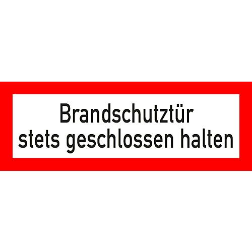 Folie 'Brandschutztür', selbstklebend