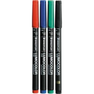 Folienschreiber Universalstift, M, WF, sortiert,4er-Set