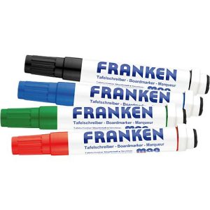 Franken Kombimarker Magwrite Z1703, 4 Stück, farblich sortiert, magnetisch, inkl. Schwamm Franken Kombimarker Magwrite Z1703, 4 Stück, farblich sortiert, magnetisch, inkl. Schwamm