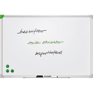 Franken Whiteboard U-Act!Line®, Hoch- & Querformat, emailliert, magnethaftend, recycelbar, mit Ablageschale, B 900 x H 600 mm Franken Whiteboard U-Act!Line®, Hoch- & Querformat, emailliert, magnethaftend, recycelbar, mit Ablageschale, B 900 x H 600 mm