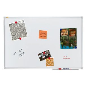 Franken Whiteboard X-tra!Line, Wandmontage im Hoch- & Querformat, Stahl weiß lackiert & Aluminiumrahmen, magnethaftend, Ablageschale, B 2400 x H 1200 mm Franken Whiteboard X-tra!Line, Wandmontage im Hoch- & Querformat, Stahl weiß lackiert & Aluminiumrahmen, magnethaftend, Ablageschale, B 2400 x H 1200 mm