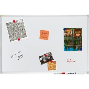 Franken Whiteboard X-tra!Line, Wandmontage im Hoch- & Querformat, Stahl weiß lackiert & Aluminiumrahmen, magnethaftend, Ablageschale, B 900 x H 600 mm Franken Whiteboard X-tra!Line, Wandmontage im Hoch- & Querformat, Stahl weiß lackiert & Aluminiumrahmen, magnethaftend, Ablageschale, B 900 x H 600 mm
