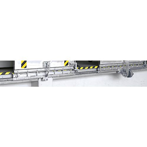 Führungsschiene für Aluminium-Überfahrbrücken Typ SBK, bis 4000 kg, L 2000 x B 76 x H 112 mm, walzblank