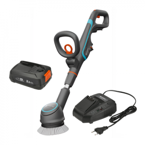 Gardena AquaBrush Universal 02/18V – Akku Bodenreiniger + Bürste – mit Starterkit 18V – 2.5Ah Gardena AquaBrush Universal 02/18V – Akku Bodenreiniger + Bürste – mit Starterkit 18V – 2.5Ah