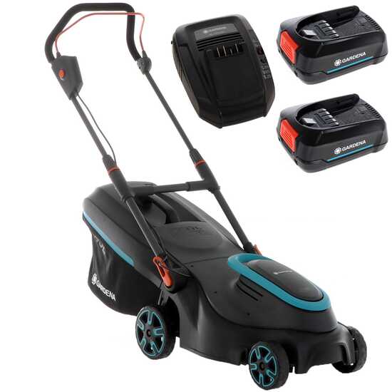 Gardena PowerMax 37/36V P4A - Akku-Rasenmäher - 36V/4ah - Schnittbreite 37 cm