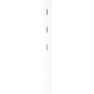 Garderobenpaneel Susanna, Wandmontage, 3 Klapphaken, bis 5 kg, B 150 x T 40 x H 1700 mm, MDF, weiß Garderobenpaneel Susanna, Wandmontage, 3 Klapphaken, bis 5 kg, B 150 x T 40 x H 1700 mm, MDF, weiß