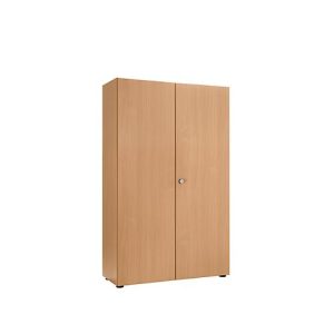 Garderobenschrank, 2-türig, B 100 cm, 5OH, buche Garderobenschrank, 2-türig, B 100 cm, 5OH, buche