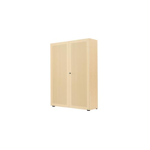 Garderobenschrank, 2-türig, B 100 cm, 6 OH, Ahorn-Dekor