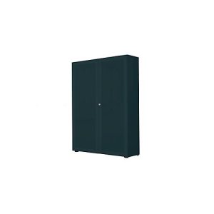 Garderobenschrank, 2-türig, B 100 cm, 6 OH, graphit Garderobenschrank, 2-türig, B 100 cm, 6 OH, graphit