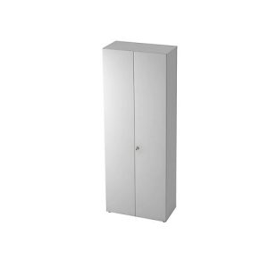 Garderobenschrank Topas Line, 6 Ordnerhöhen, abschließbar, B 800 x T 420 x H 2156 mm, lichtgrau Garderobenschrank Topas Line, 6 Ordnerhöhen, abschließbar, B 800 x T 420 x H 2156 mm, lichtgrau