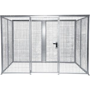 Gasflaschen-Container für 104 Flaschen, ohne Dach Gasflaschen-Container für 104 Flaschen, ohne Dach