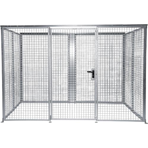 Gasflaschen-Container für 104 Flaschen, ohne Dach